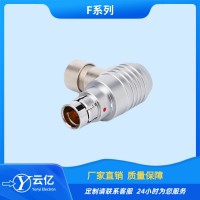 兼容中航光電F系列圓形推拉自鎖連接器TWN彎頭